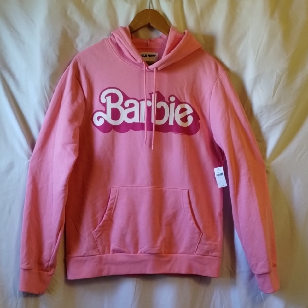 Old Navy Pink Barbie Graphic Hoodie